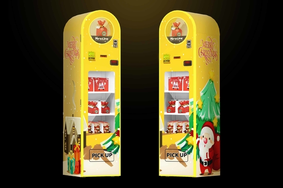 cashless payment Automatic Vending Machine 50HZ Frenquency Refrigerated