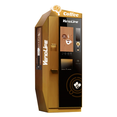 MDB Coffee Vending Machine With Card Reader 50Hz Vendlife Galvanized Shell